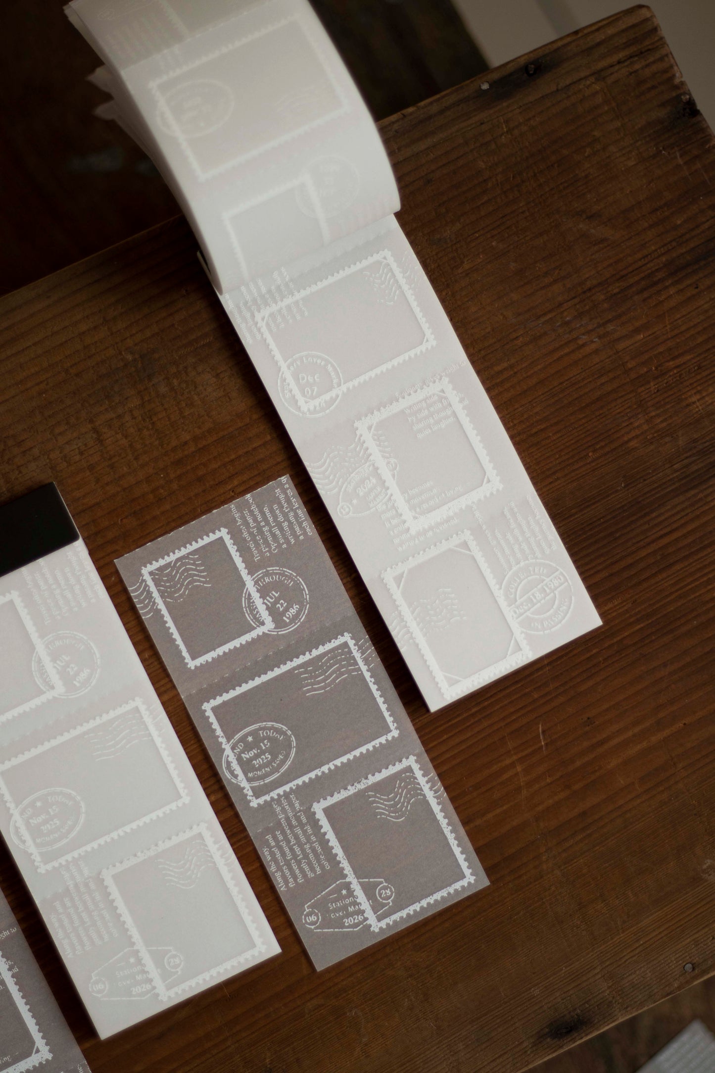 Loidesign Tracing Paper Memo Book - Postage Stamp Collection