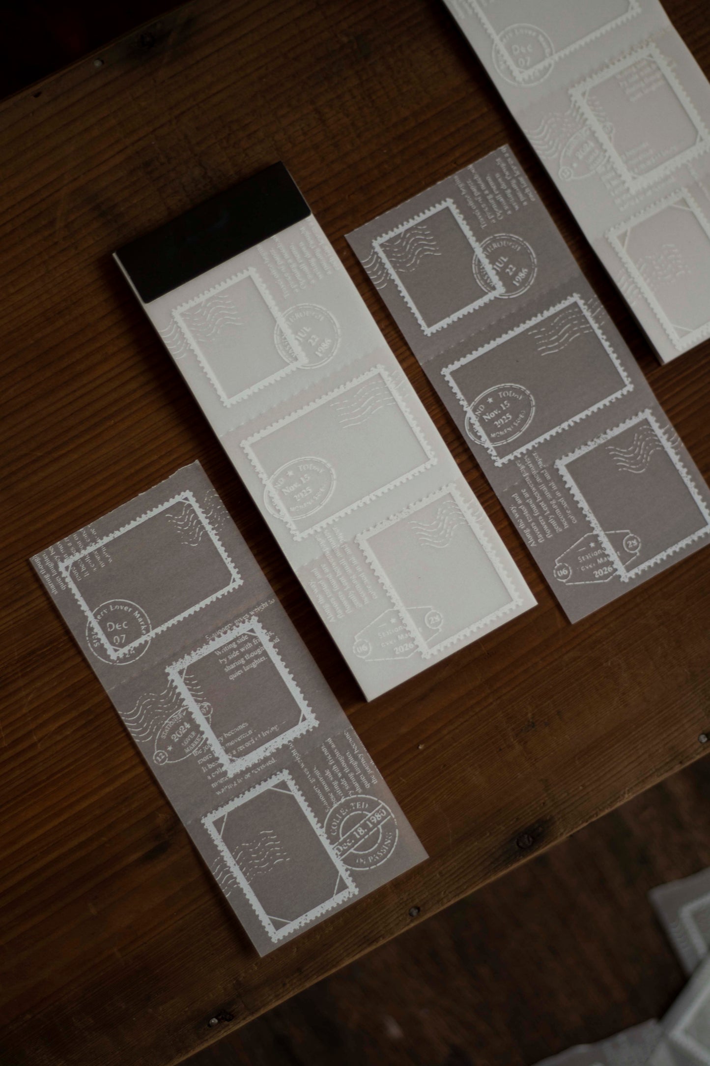 Loidesign Tracing Paper Memo Book - Postage Stamp Collection
