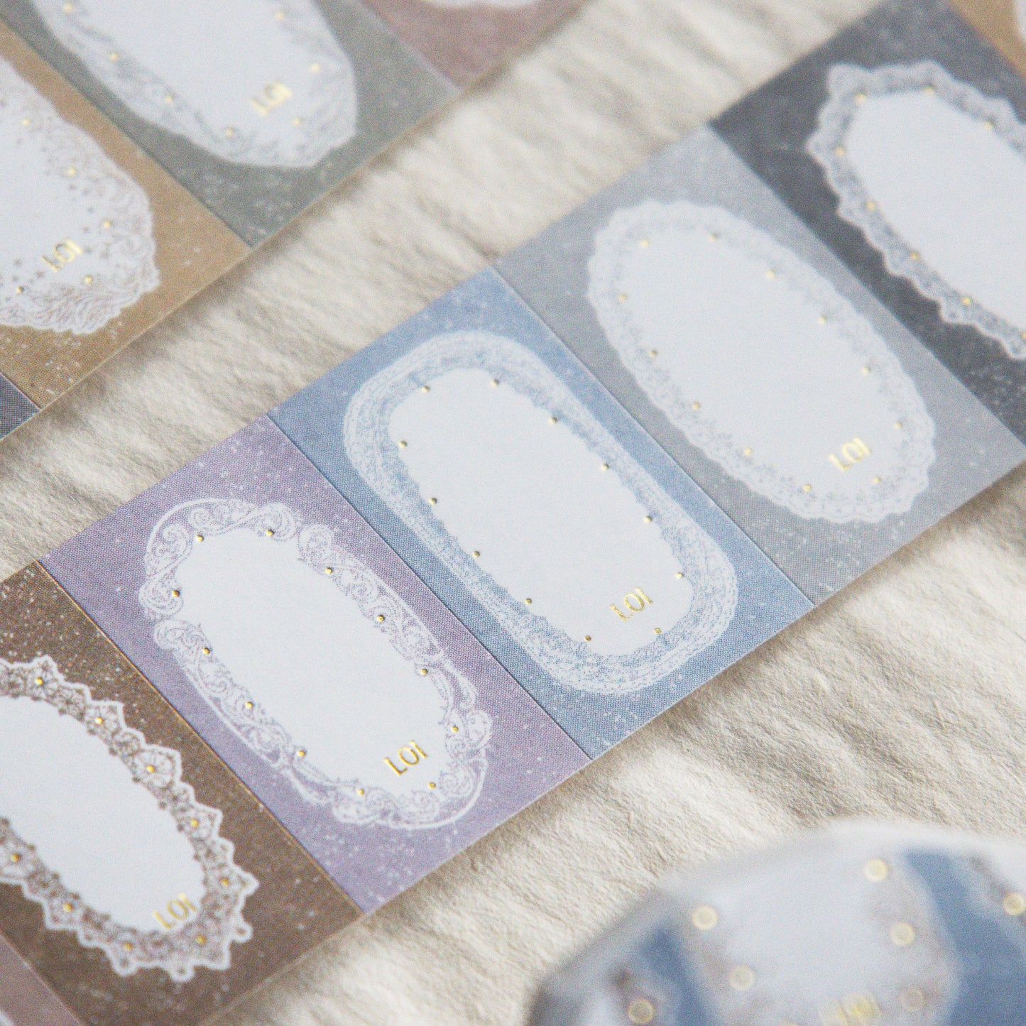 Loidesign Gold Foil Label Sticker - Whispers of Late Spring