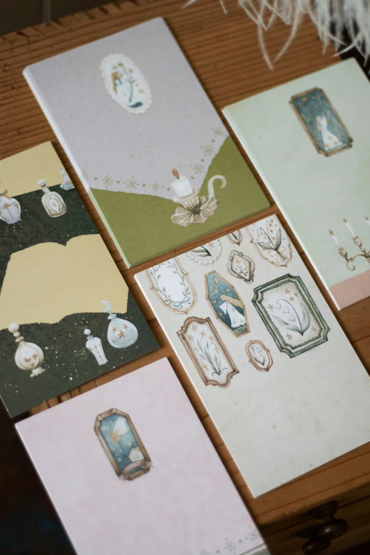 Loidesign Mini 6 Size Memo Paper - Witch's House Corridor
