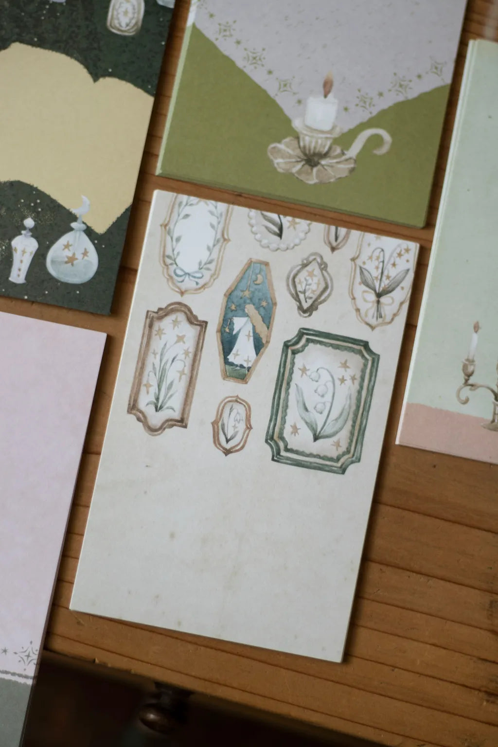 Loidesign Mini 6 Size Memo Paper - Witch's House Corridor