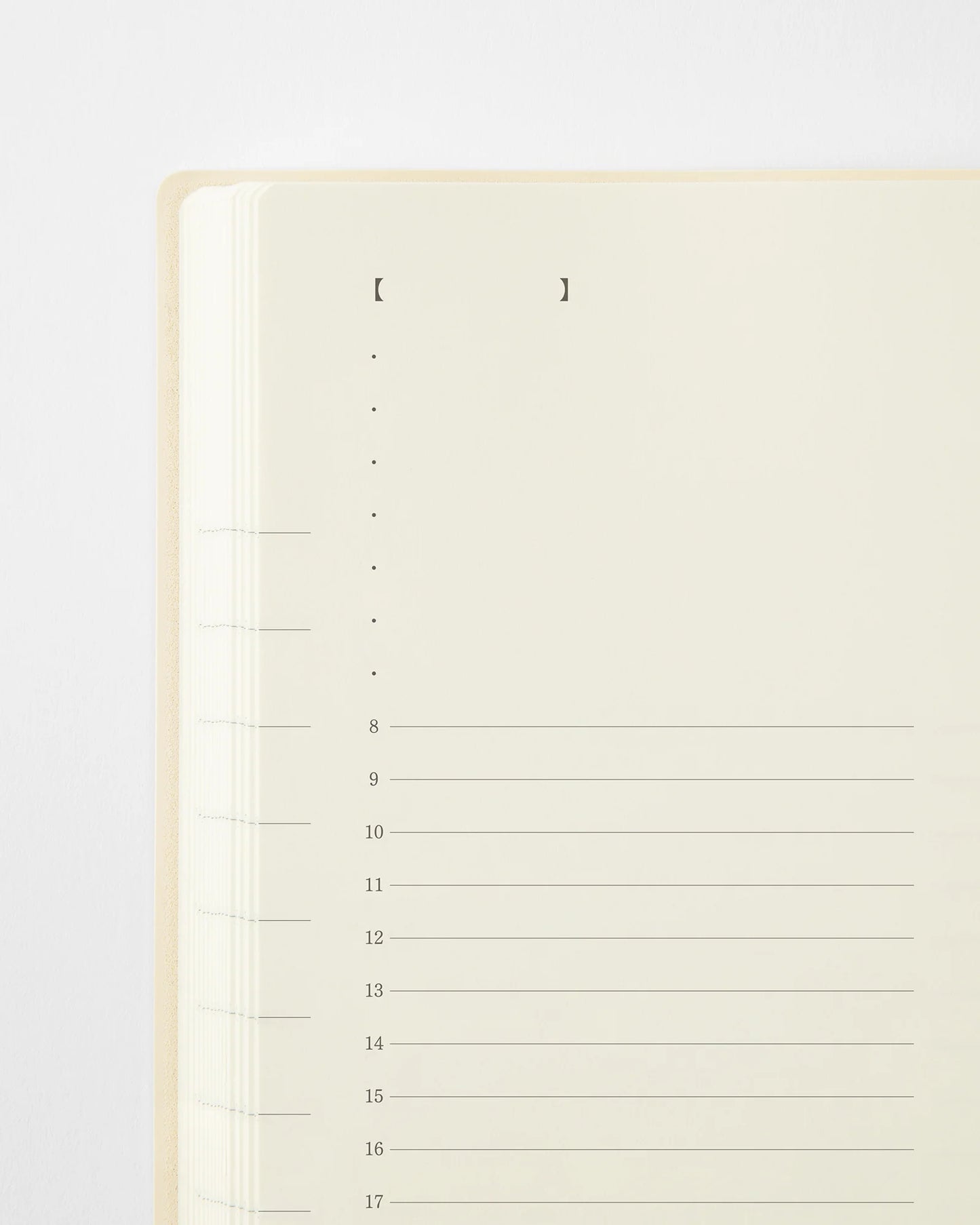 MD Notebook 2027 Diary 1 Day 1 Page - A6 Size
