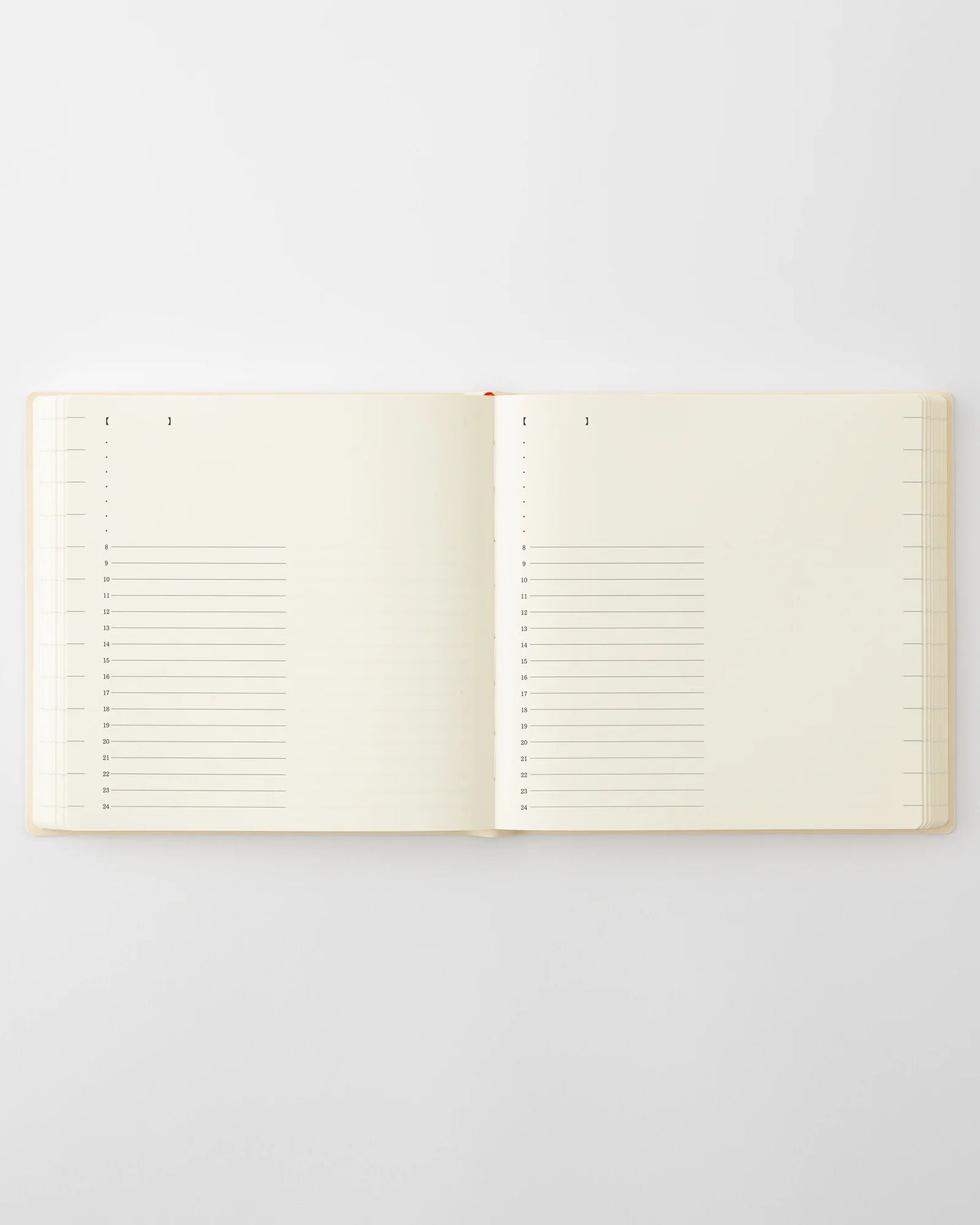 MD Notebook 2027 Diary 1 Day 1 Page - A5 Square