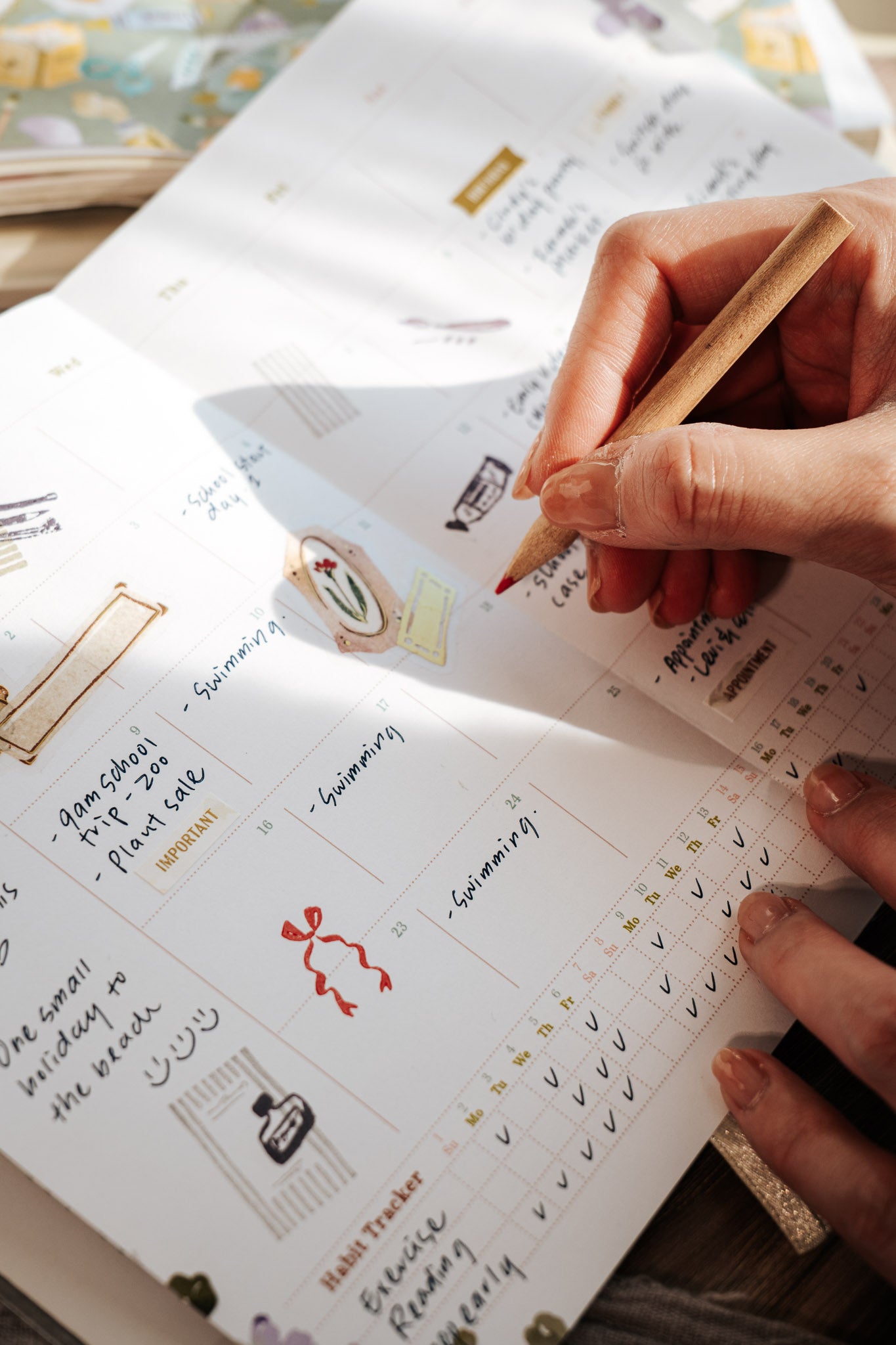 Meow Illustration 2026 Weekly Planner - The Tidy Mess