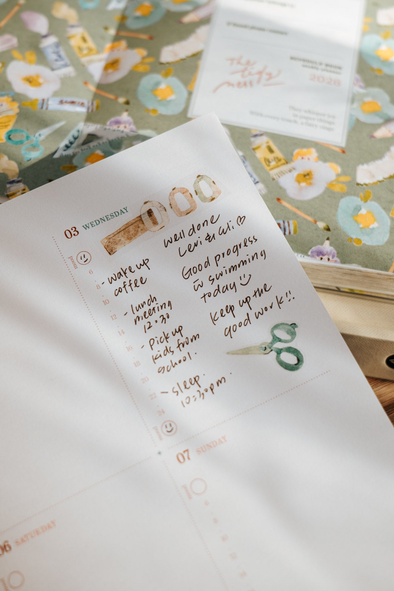 Meow Illustration 2026 Weekly Planner - The Tidy Mess