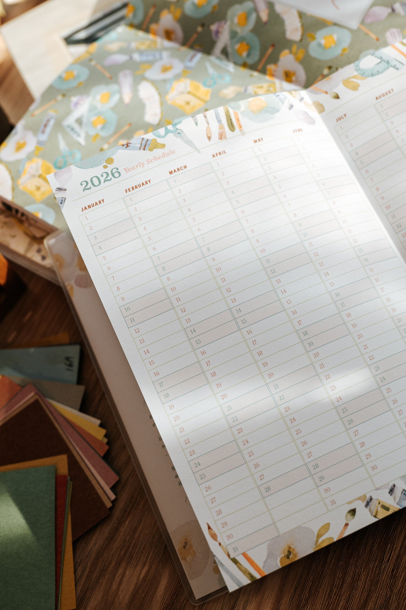 Meow Illustration 2026 Weekly Planner - The Tidy Mess