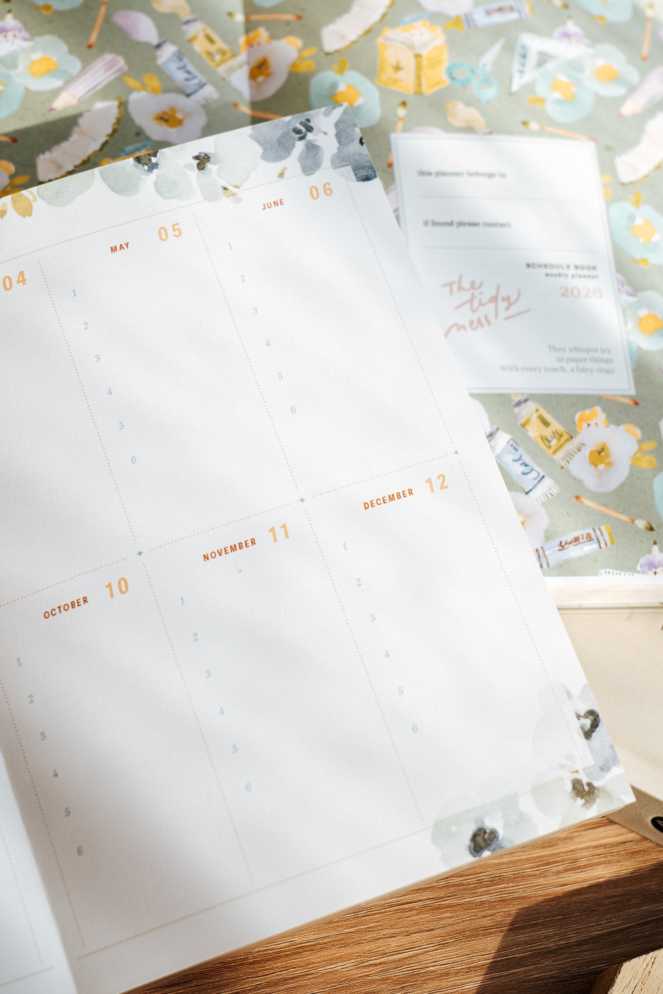 Meow Illustration 2026 Weekly Planner - The Tidy Mess