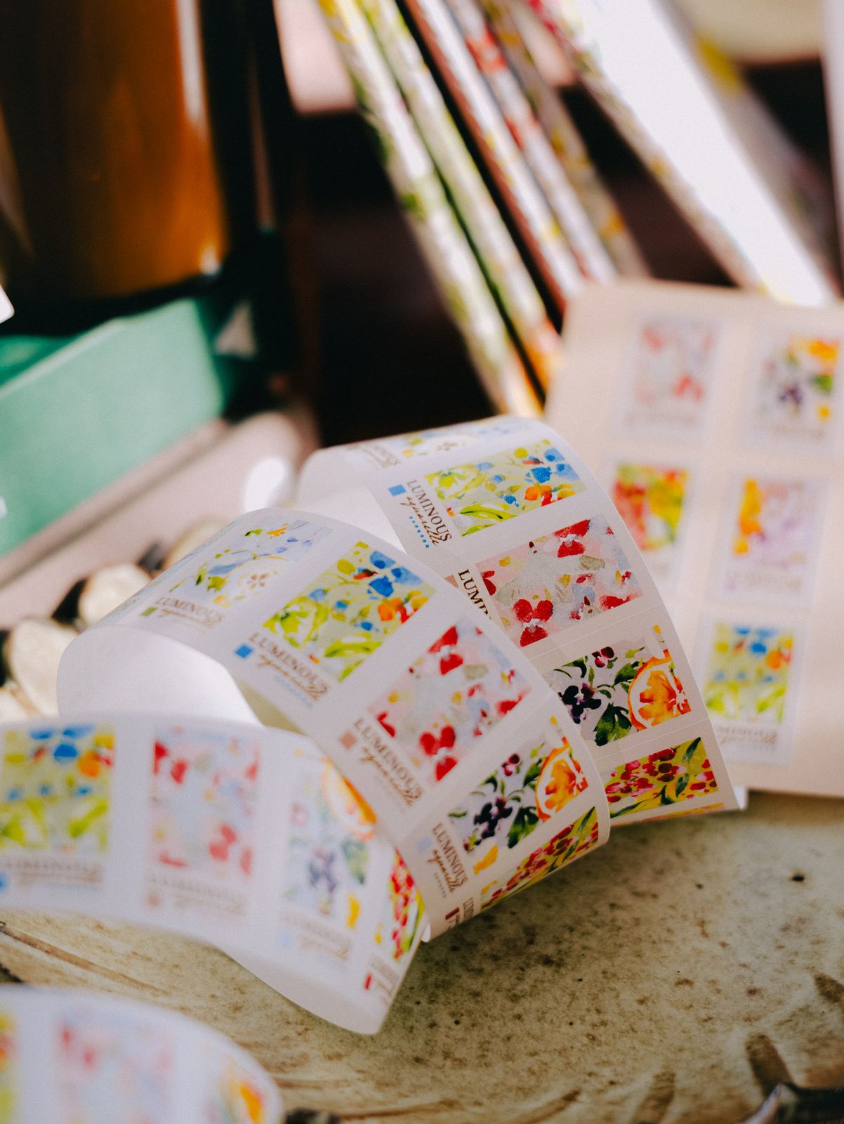 Meow Illustration Label Sticker - Luminous