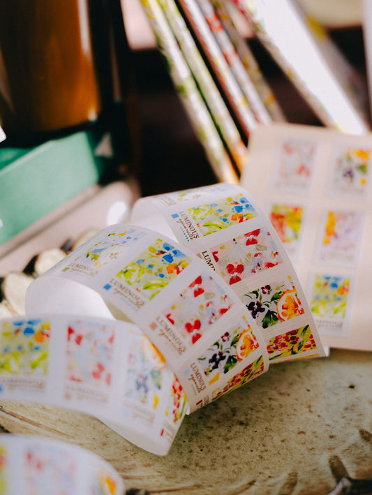 Meow Illustration Label Sticker - Luminous