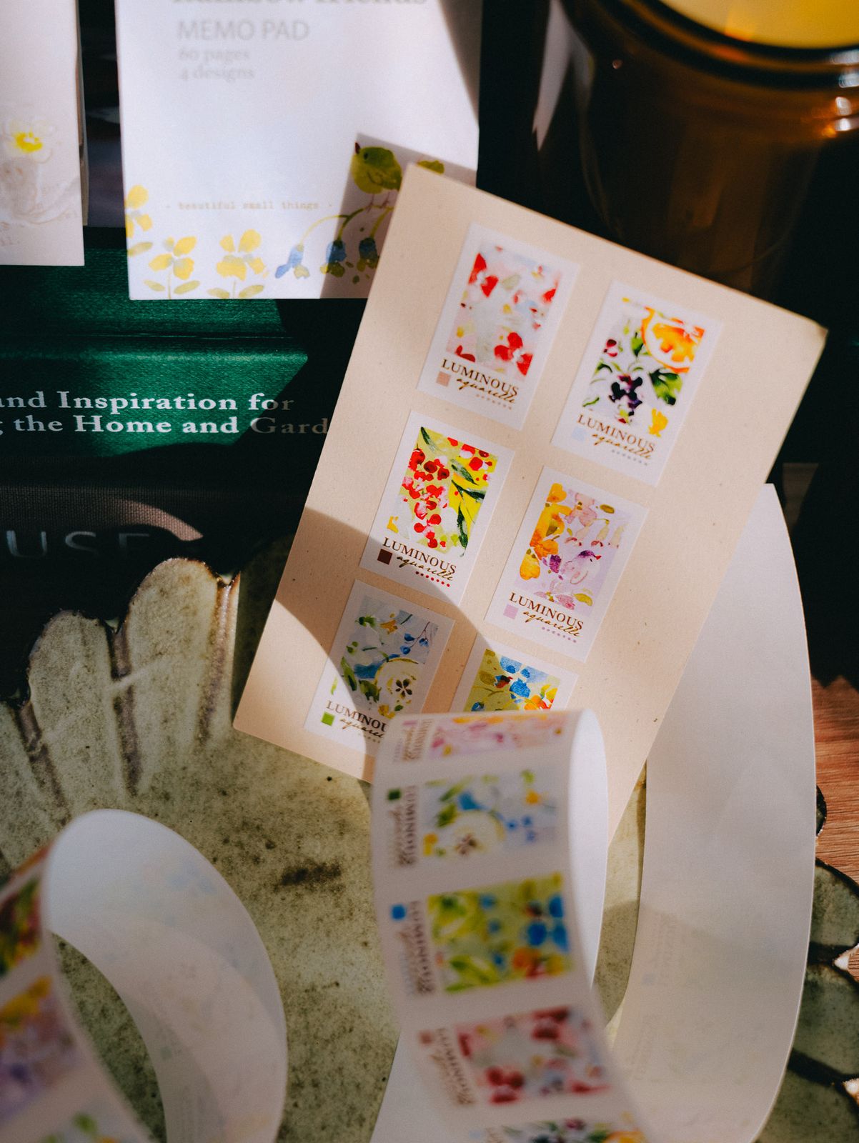 Meow Illustration Label Sticker - Luminous