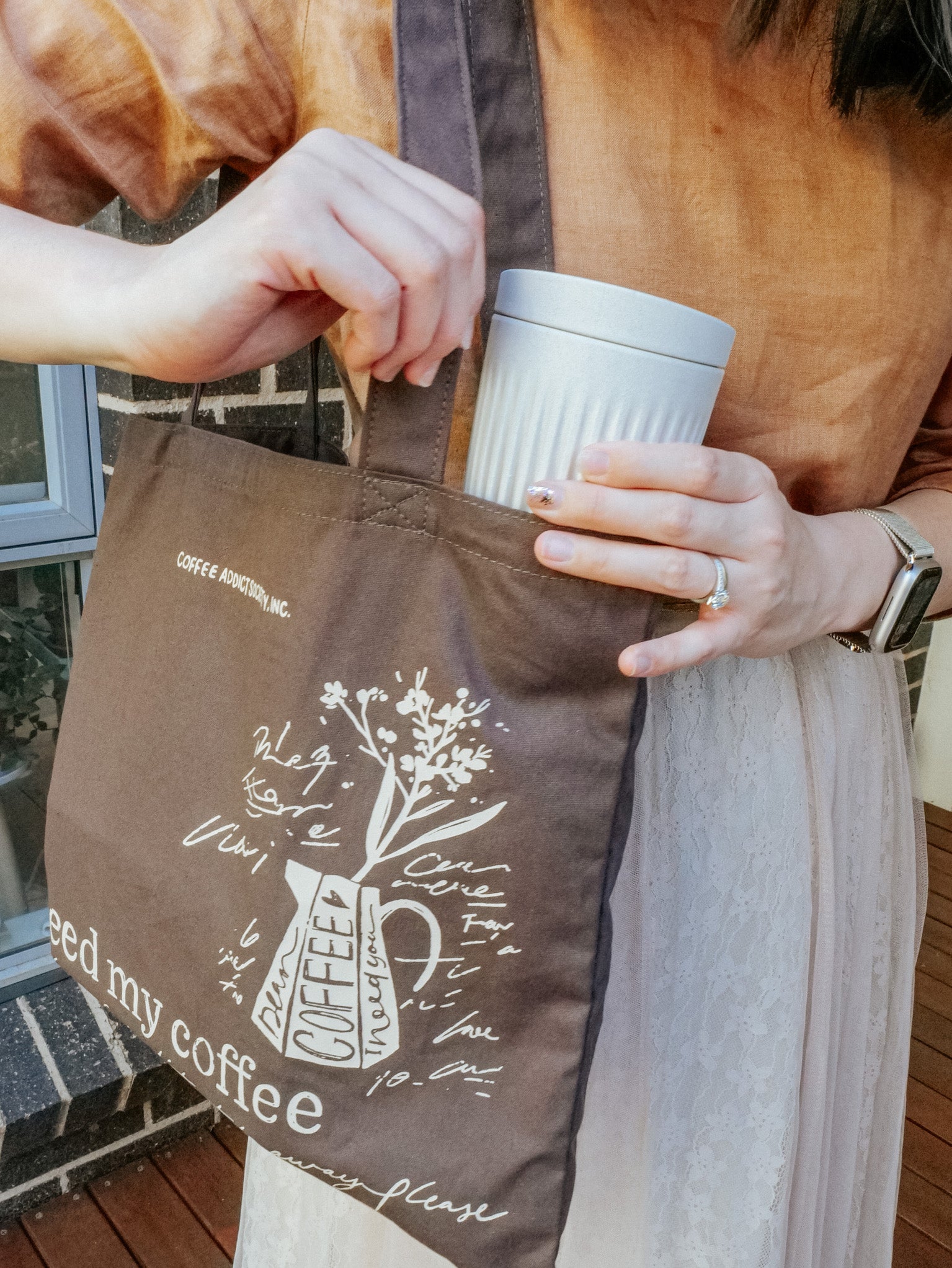 Coffee on sale canvas bag