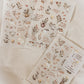 Meow Illustration Print-On Stickers - Woodland Story