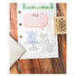 meriBun Rubber Stamp - Little Bear and Afternoon Tea Stand