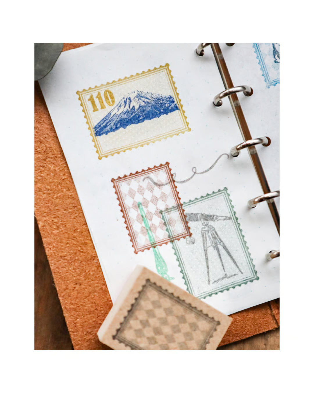 Keibunsha Rubber Stamp - Tone Stamp - Postal Stamp Shape