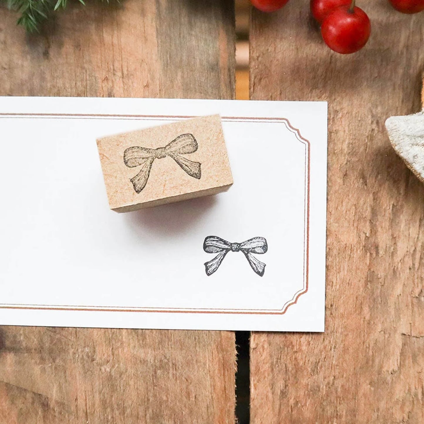 Keibunsha Rubber Stamp - Tone Stamp - Ribbon
