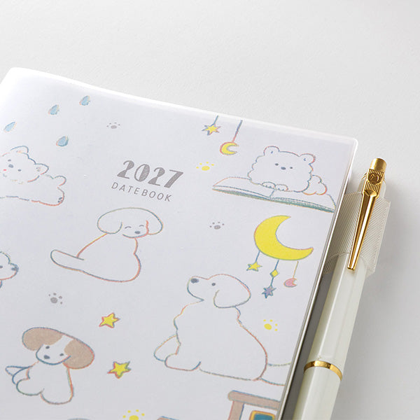 Midori 2027 Pocket Diary B6 Size, Dog