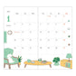 Midori 2027 Pocket Diary Slim, Dog