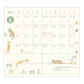 Midori 2027 Pocket Diary Slim, Cat
