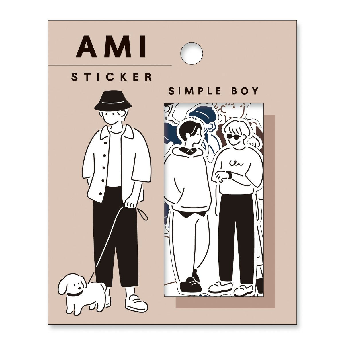 Mind Wave Amie Flake Sticker Packet - Simple Boy