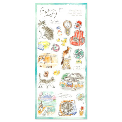 Mind Wave Cat Paradise Sticker, 6 designs
