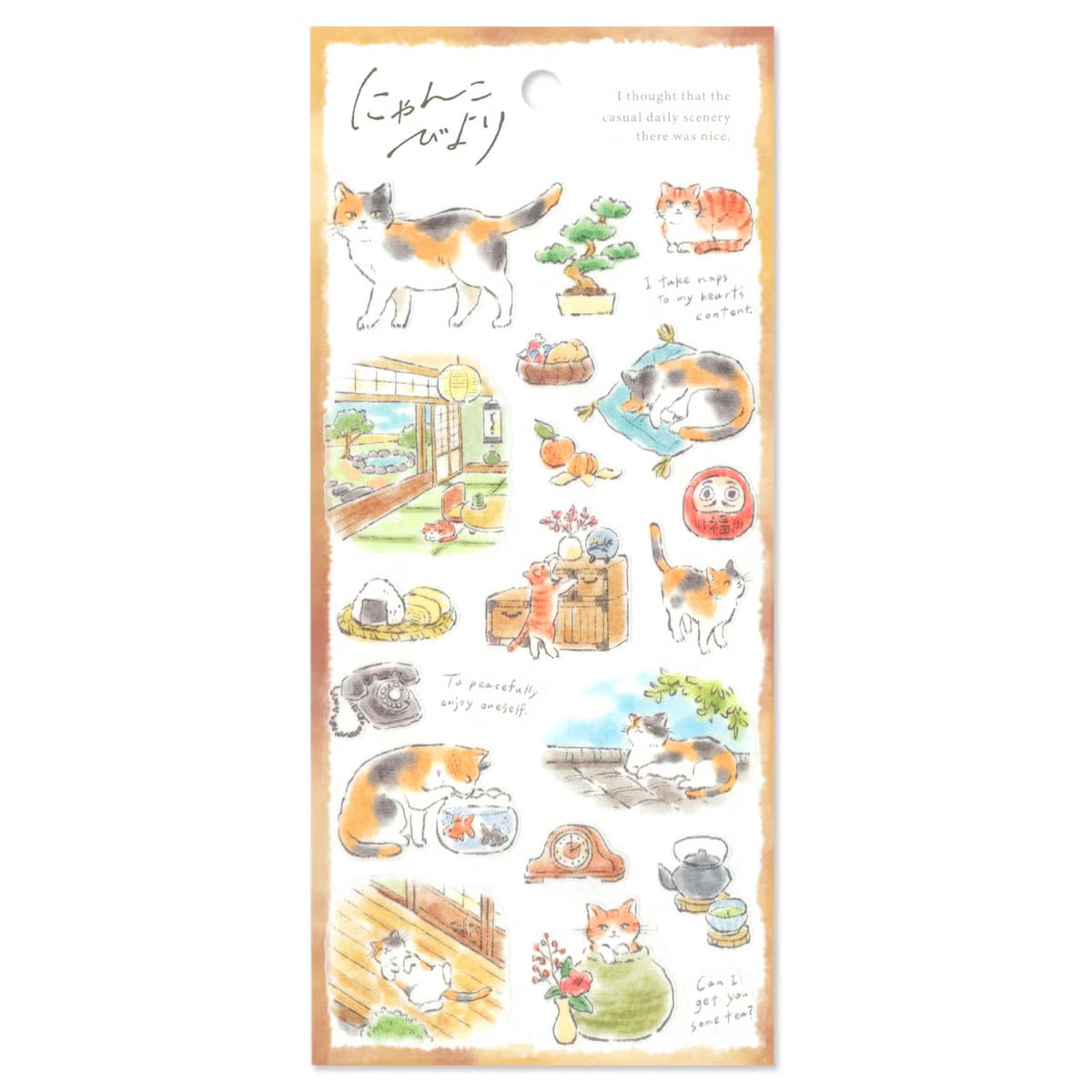 Mind Wave Cat Paradise Sticker, 6 designs
