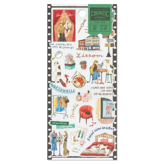 Mind Wave Cinematic Clear Sticker - Fashion