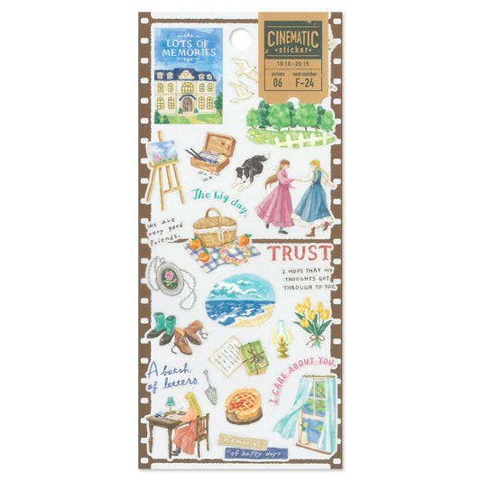 Mind Wave Cinematic Clear Sticker - Girl