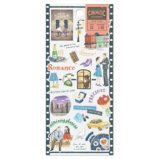 Mind Wave Cinematic Clear Sticker - Love Story