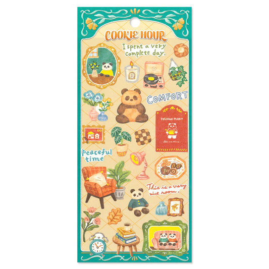 Mind Wave Cookie Hour Sticker - Panda Cookie