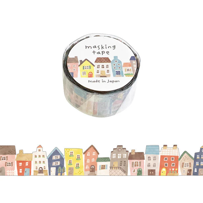 Mind Wave Die-cut Washi Tape - Houses