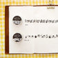 Mind Wave Die-cut Black and White Washi Tape - Book