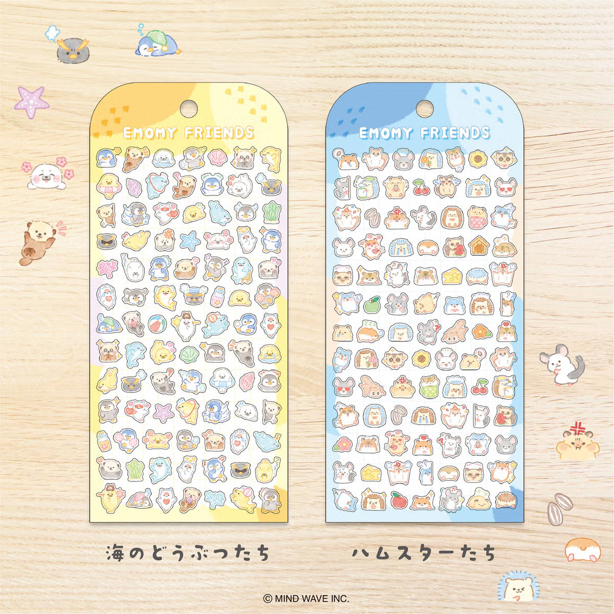 Mind Wave Emomy Friends Sticker, 6 designs