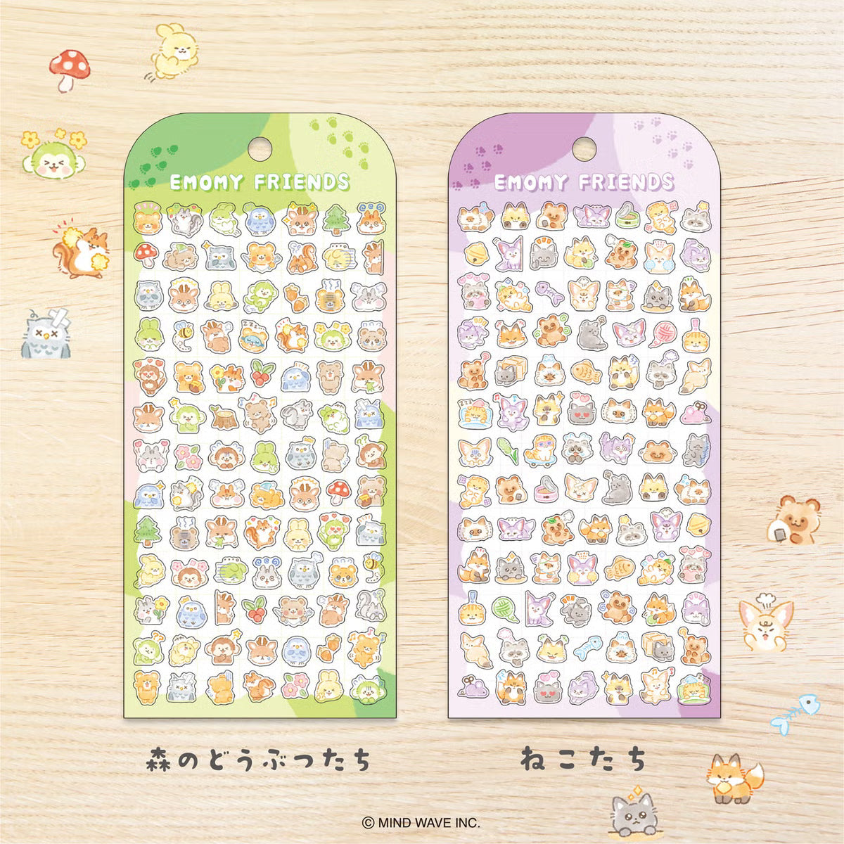 Mind Wave Emomy Friends Sticker, 6 designs