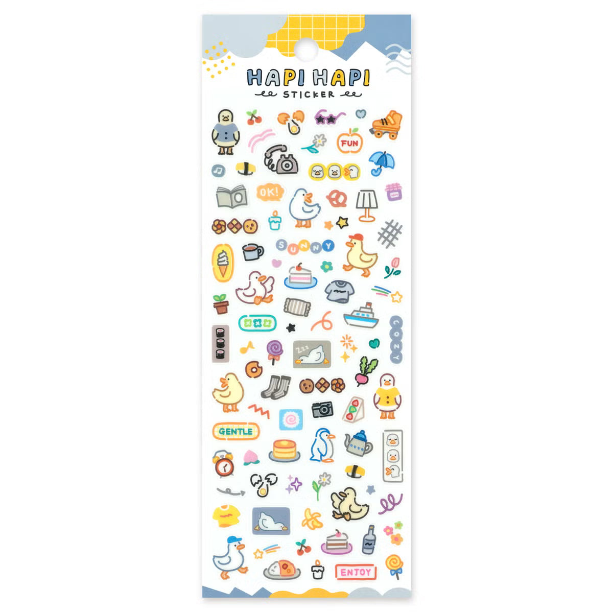 Mind Wave Hapi Hapi Texture Sticker, 6 designs