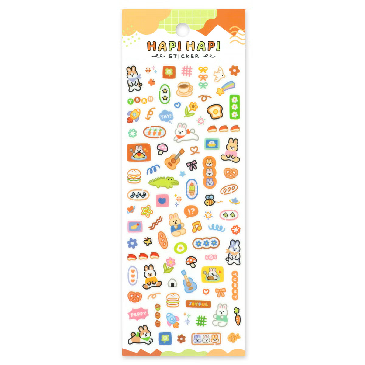 Mind Wave Hapi Hapi Texture Sticker, 6 designs