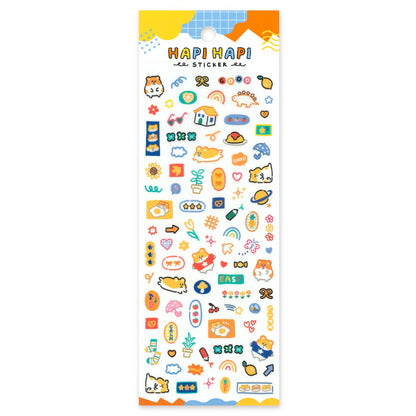 Mind Wave Hapi Hapi Texture Sticker, 6 designs