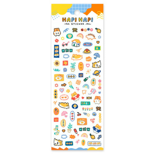 Mind Wave Hapi Hapi Texture Sticker, 6 designs