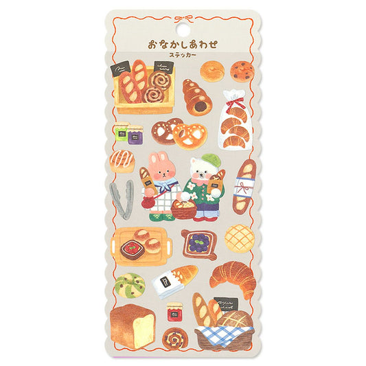 Mind Wave Happy Belly Sticker - Fluffy Bakery