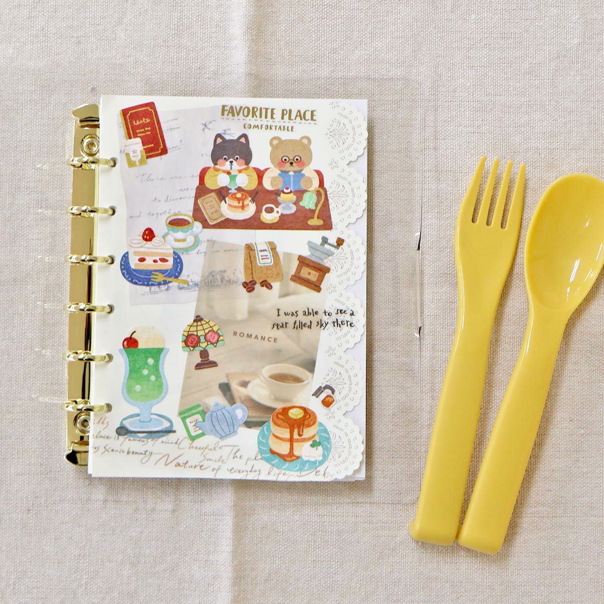 Mind Wave Happy Belly Sticker - Retro Kissaten Café