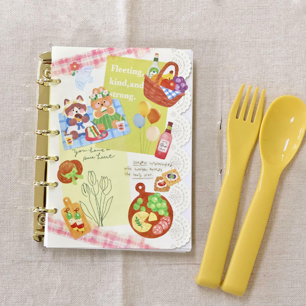 Mind Wave Happy Belly Sticker - Sparkling Picnic