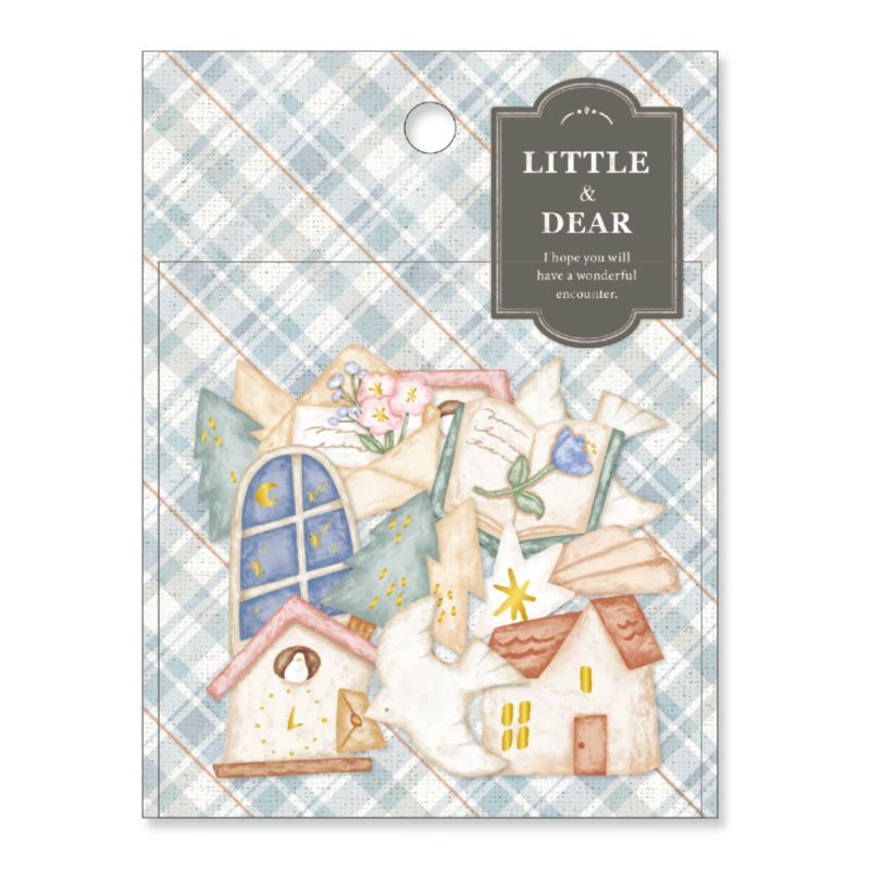 Mind Wave Little and Dear 3D Sticker Packet - Home
