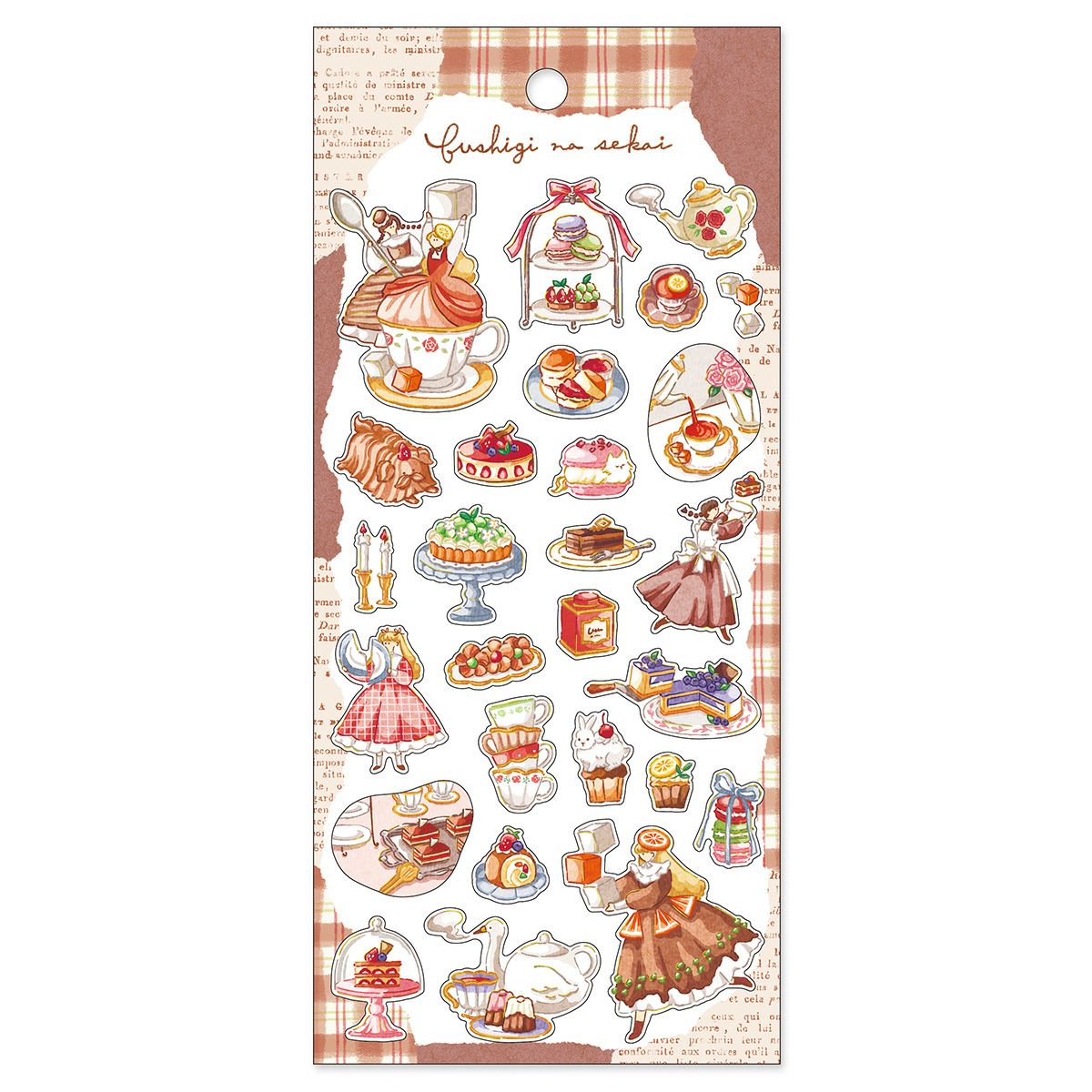 Mind Wave Magical World Gold Foil Sticker - Tea Party