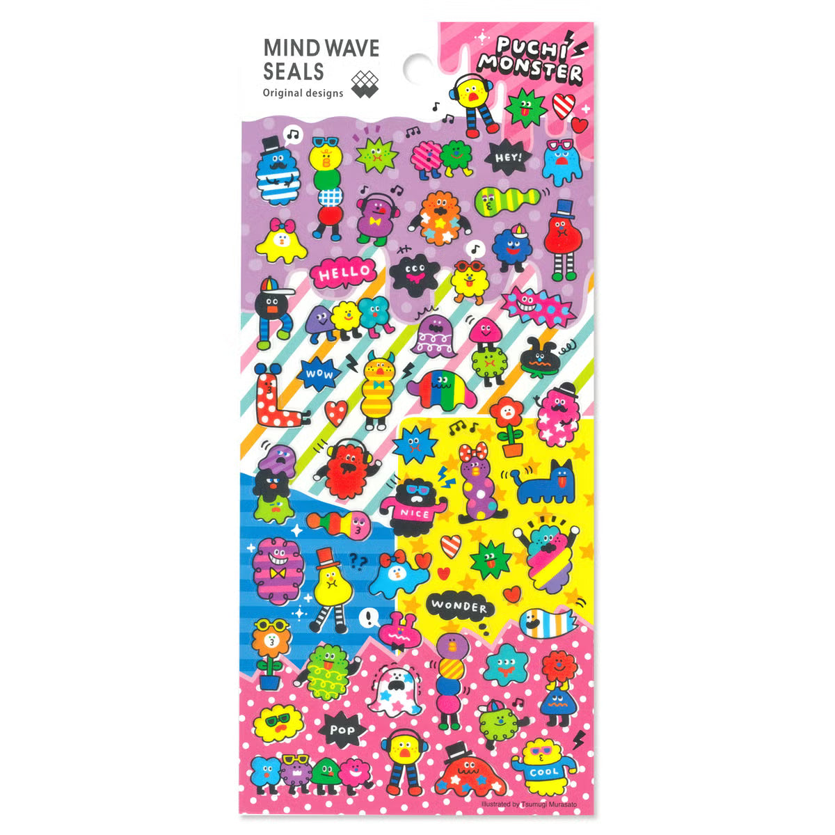 Mind Wave Original Sticker - Puchi Monster – Pinky Elephant