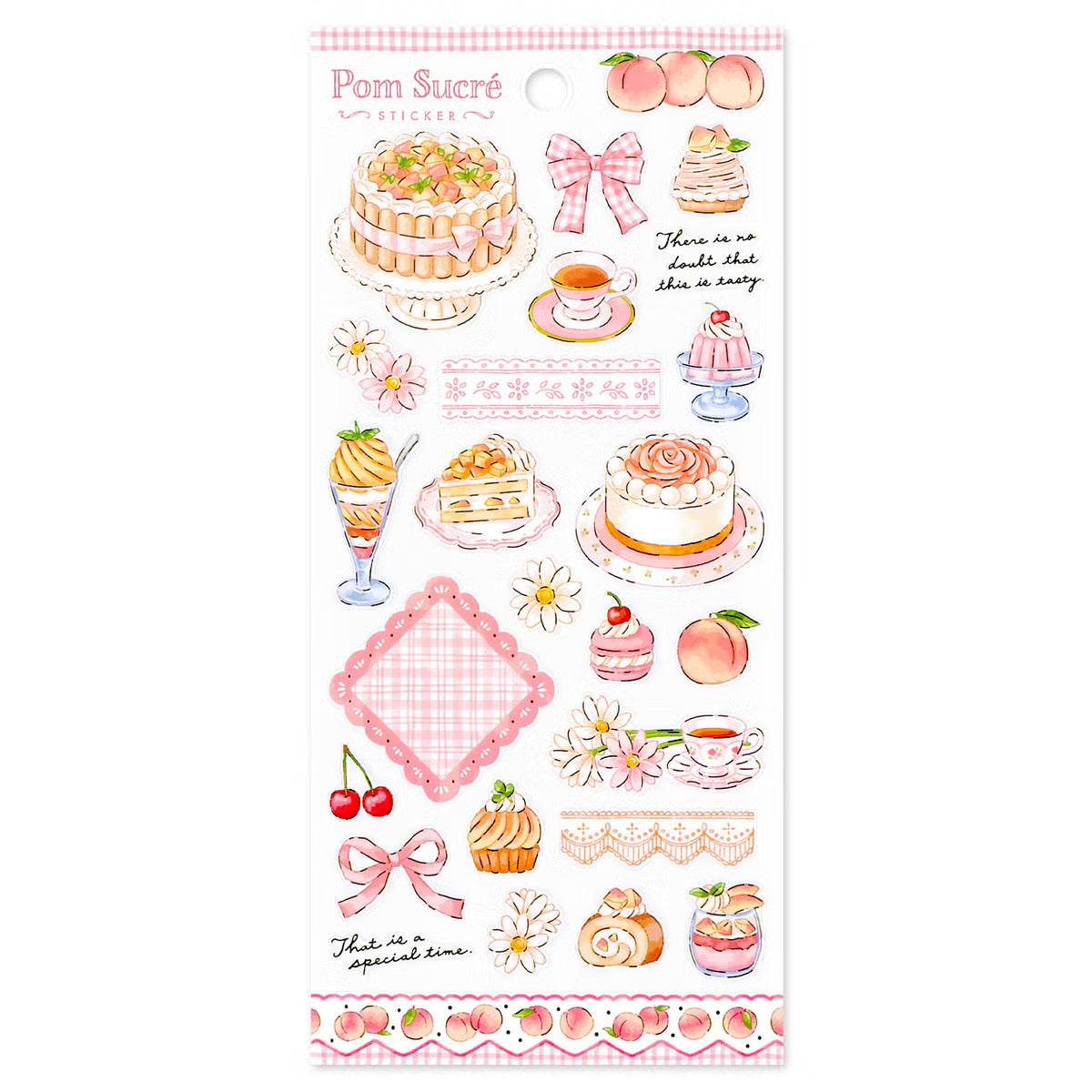 Mind Wave Pom Sucré Gold Foil Sticker, 6 designs