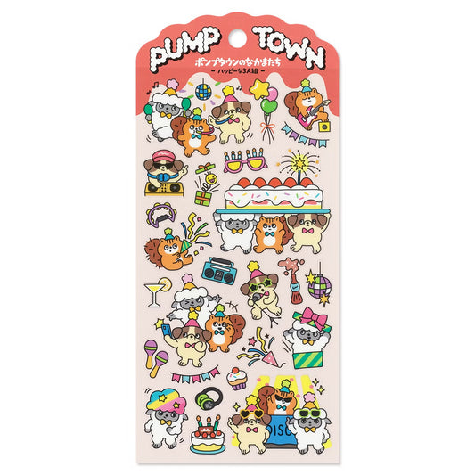 Mind Wave Pump Town Sticker - The Happy Trio