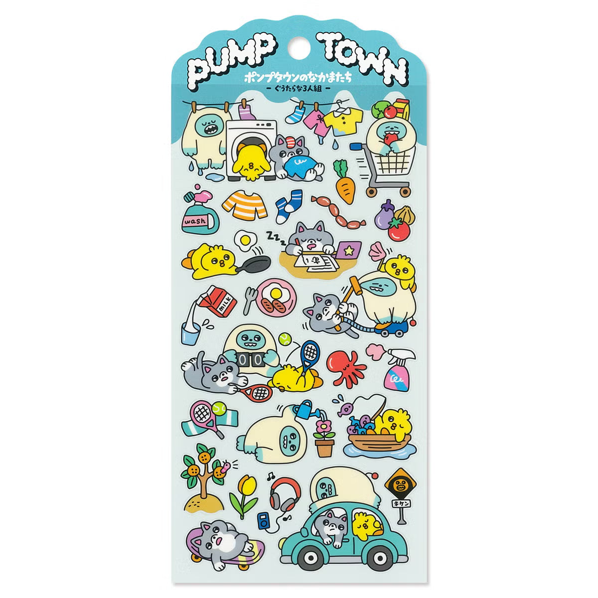 Mind Wave Pump Town Sticker - The Lazy Trio