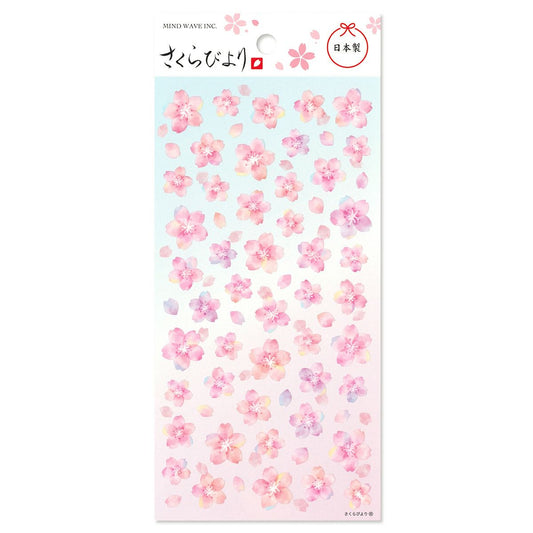 Mind Wave Sakura Sticker - Colorful Cherry Blossom