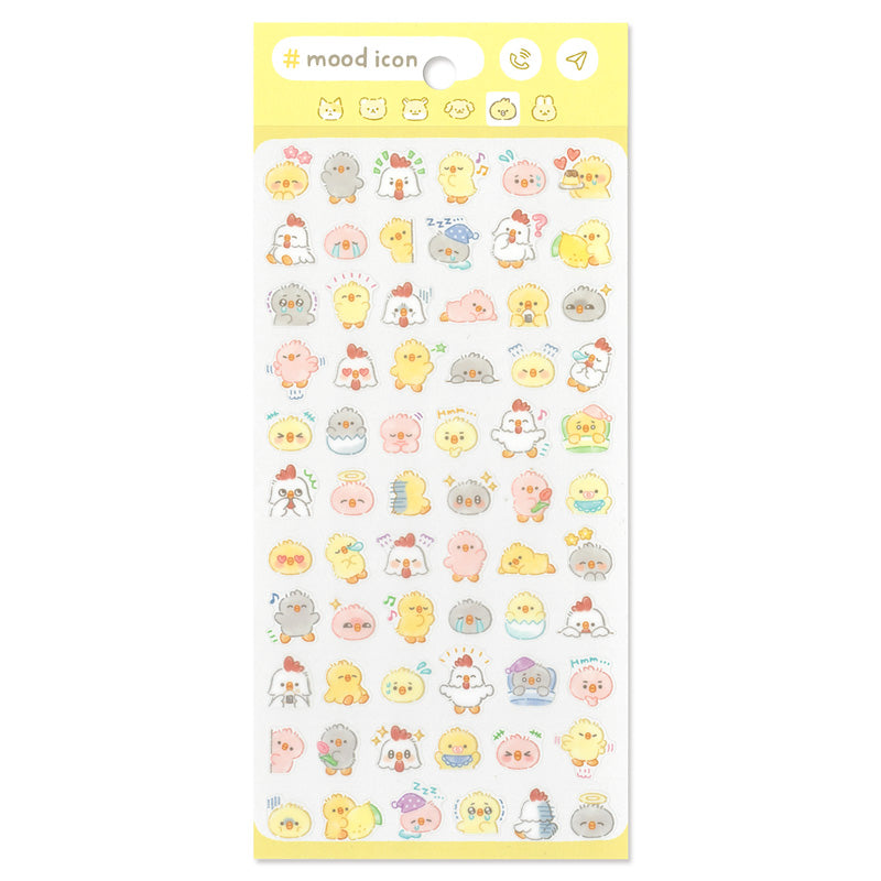 Mind Wave Mood Icon Sticker - Chick