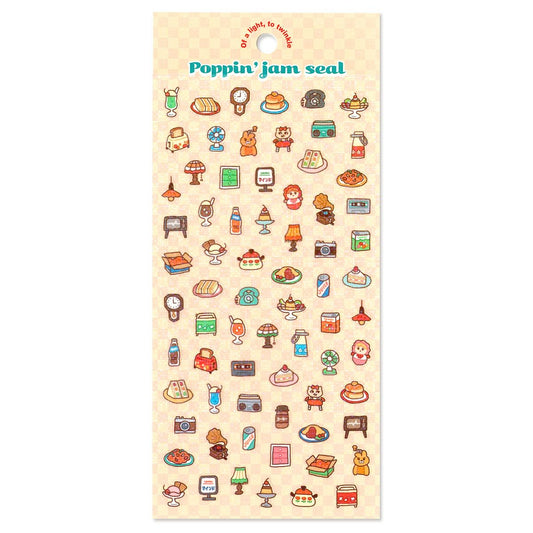 Mind Wave Poppin' jam Sticker - retro