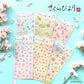 Mind Wave Sakura Sticker - Simply Cherry Blossom, Gold Foil Washi Sticker